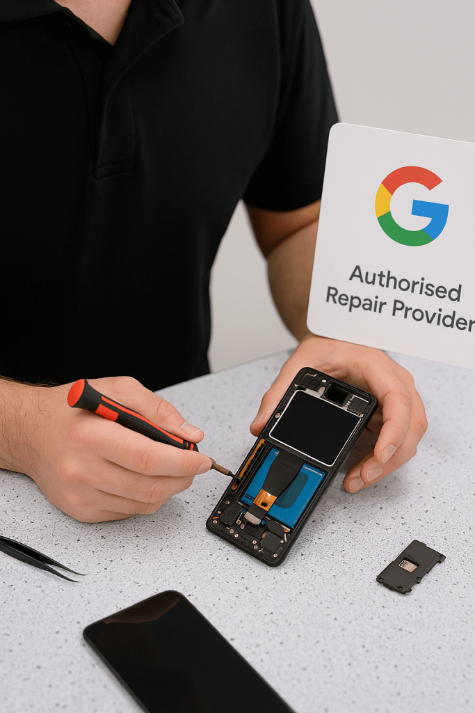 Google repair at PTC using genuine parts. Google authorised Repair service provider